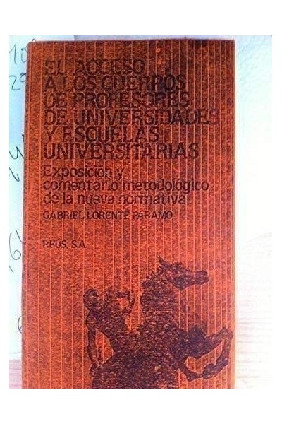 Acceso a los Cuerpos de Profesores de Universidades y Escuelas Universitarias